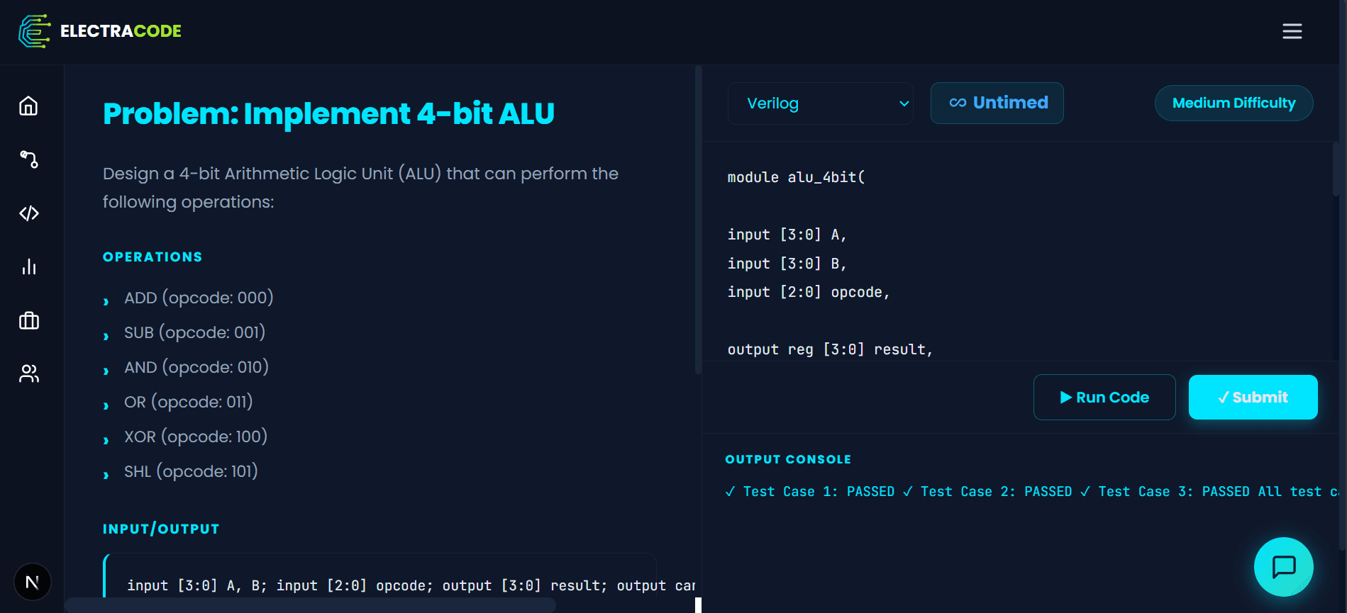 Code page screenshot