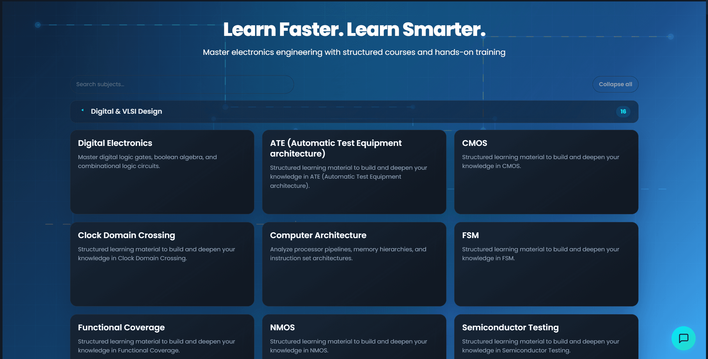 Learn page screenshot